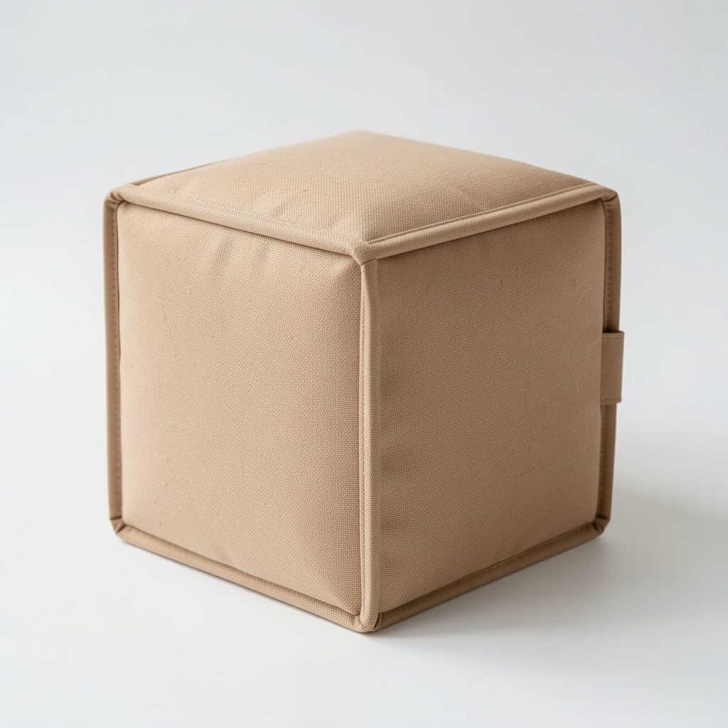 Cubo pequeño arena con cierre lateral para ropa interior y accesorios